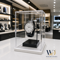 Support de Présentation Personnalisé en Acrylique Transparent pour Montres – Présentoir Multi-Montres Transparent pour Montres-bracelets – Vitrine de Comptoir pour Bijoux