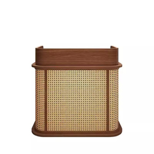 Bán Buôn 2025 Thương Mại Mới Nhật Bản Phong Cách Cửa Hàng Bằng Gỗ Nhà Hàng Chào Đón Nhỏ Di Động Đứng Bàn Tiếp Tân - Product Image 5