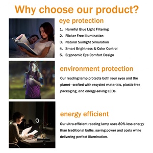 โคมไฟอ่านหนังสือ EGH พร้อมแขนปรับได้ แสงสำหรับอ่านหนังสือตอนกลางคืนและตั้งโต๊ะ สำหรับประเทศโปรตุเกส - Product Image 5