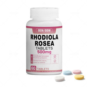 Fabrika Tedarikli OEM Standartlaştırılmış <span class=keywords><strong>Rhodiola</strong></span> <span class=keywords><strong>Rosea</strong></span> Özü 500mg Tabletler Enerji Desteği ve Stres Giderici İçin - Product Image 1