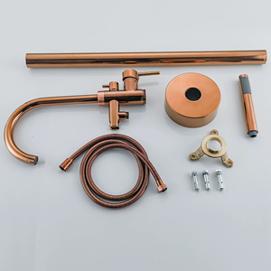 Grifo <span class=keywords><strong>de</strong></span> Bañera Independiente Popular, Grifo Mezclador <span class=keywords><strong>de</strong></span> <span class=keywords><strong>Suelo</strong></span> para <span class=keywords><strong>Baño</strong></span> con <span class=keywords><strong>Ducha</strong></span> Manual - Product Image 3