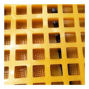Pannelli della maglia dello schermo di estrazione mineraria del poliuretano di vibrazione d'asciugamento del pannello dello schermo della maglia dell'unità di elaborazione