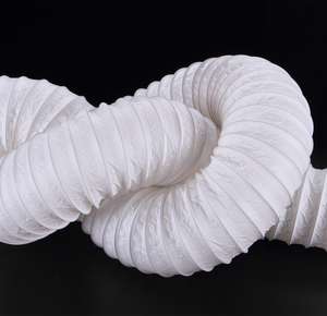 Mangueira de Ar Flexível Espiral de PVC Certificada ISO9001, Diâmetro de 4 polegadas, Comprimento de 10m, Design Industrial para Sistemas HVAC - Product Image 2