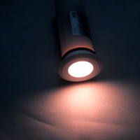 Lampes LED encastrées au sol 26 mm AC100-240V IP67 étanches 0,6W 120° d'angle de faisceau pour éclairage paysager extérieur