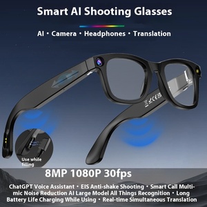 AI intelligente chiamata vocale interpretazione simultanea 800W pixel foto Video occhiali intelligenti con la macchina fotografica - Product Image 2