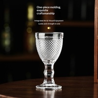 Kreative Geprägte Rotwein- und Whiskygläser Hochwertiges Restaurant-Set Retro-Kelche mit Hohem Fuß 301-400ml Fassungsvermögen Bedruckbar