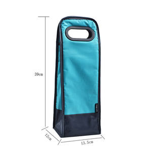 ผ้า Oxford รีไซเคิลถุงปิคนิคบรรจุภัณฑ์ไวน์แดงสองชั้นสําหรับขวดไวน์ - Product Image 1