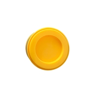 Bon marché, emballage de pommade vide de 15ml en blanc, jaune, violet, flacon de pilules en capsule en plastique pp avec logo personnalisable