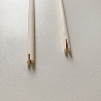 Tube en céramique de corindon haute température Haichen WRP-130 type S type B platine-rhodium pour thermocouple 1600 degrés