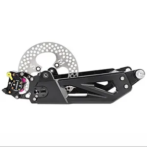 Регулируемая плоская вилка № Комплект усиленных задних амортизаторов для мотоциклов серии 9 <span class=keywords><strong>M</strong></span>/N/E, 90% соответствующий национальному стандарту, универсальный, утолщенный - Product Image 3