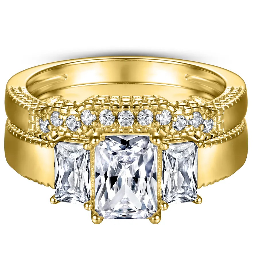 Benutzer definierte feine Schmuck Ehering Rhodium vergoldeten Schmuck Frauen nicht trüben Finger Verlobung sring 925 Sterling Silber