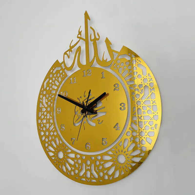 นาฬิกาควอทซ์อิสลามแบบเงียบ,นาฬิกาลูกตุ้มตกแต่งสำหรับสถานรับเลี้ยงเด็กมุสลิมนาฬิการอมฎอนสำหรับเคลื่อนย้ายดวงตาหางอ่อนอะตอม