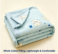 Couette imprimée toutes saisons légère, respirante et rafraîchissante, lavable, pour lit, adaptée aux températures de 15 à 40 degrés, pour la maison