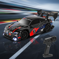 Coches de Derrape RC con Control Semiproporcional 1:24, Regalos de Cumpleaños para Niños, Coche de Derrape Eléctrico de Metal 4x4 con Control Remoto de 2.4GHz
