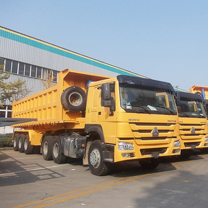 Fabricante Chino de Semirremolques Volquete Trasero de 4 Ejes, 40-80 Toneladas, en Forma de U, Ajustables y Personalizados, para Transporte de Carbón, Arena y Tierra - Product Image 4