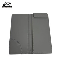 Porte-chèques magnétique de restaurant en similicuir de qualité supérieure, personnalisé, avec fermeture sécurisée, logo personnalisé