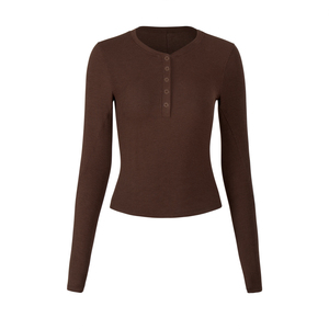 Pull décontracté à manches longues en laine <span class=keywords><strong>Henry</strong></span> 3D, tissu tricoté doux et respirant, coupe ajustée - Product Image 5