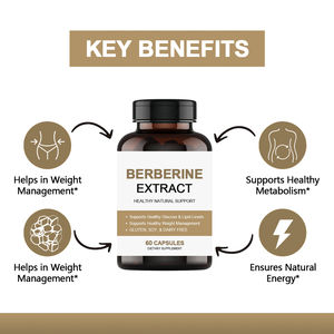 Kapsul Ekstrak Herbal Berberin Hcl Suplemen Herbal Kapsul Berberin - Product Image 3