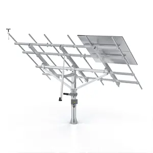 Rastreador solar, 5kw HYS-15PV-66-LSD rastreador solar de eixo duplo rastreador solar pv sistema de rastreamento 2 eixos solar pv rastreador
