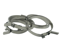 Collier de serrage pour tuyau articulé en acier inoxydable électroplaqué réglable de haute qualité avec verrouillage rapide et raccord en pouces