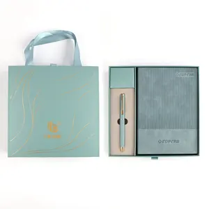 Ttx giáng sinh khuyến mại kinh doanh Quà Tặng viết trơn tru cảm thấy máy tính xách tay kim loại bút bi Quà Tặng thiết lập với hộp - Product Image 2