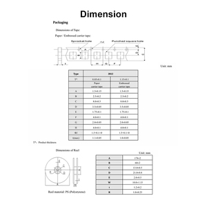 Microgate cuộn cảm MGFL2012F4R7MT-LF hiệu suất cao mở Superior Q giá trị loại Ferrite dây vết thương - Product Image 2