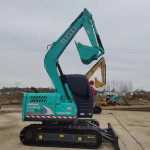Miniexcavadoras usadas Kobelco SK75 a la venta, los componentes del núcleo incluyen el motor de la bomba del motor - Product Image 1