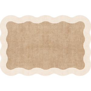 Lizhen Vintage Chic Area Rug Novelty Shape Waterproof Spot Clean Vacuum Friendly Living Room Floor Mat - Product Image 2
