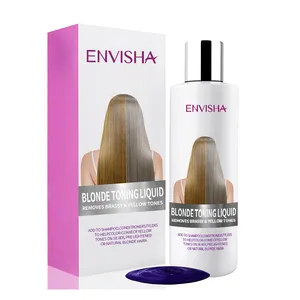 New Arrivals Purple Shampoo Reduce Brassiness And Condition Dry Damaged Hair Blonde Toner Toning Drops