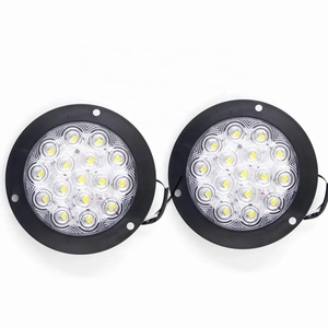 Feu <span class=keywords><strong>arrière</strong></span> <span class=keywords><strong>LED</strong></span> simple pour <span class=keywords><strong>semi</strong></span>-<span class=keywords><strong>remorque</strong></span> de camion, 14 cm, rond, jaune, rouge, blanc - Product Image 3