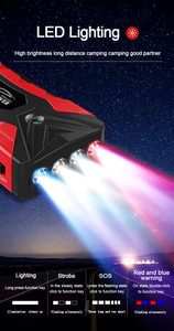 Avviatore di Emergenza Portatile ad Alta Capacità con Pompa d'Aria - Potente <span class=keywords><strong>Booster</strong></span> per Batteria Auto per <span class=keywords><strong>Avviamento</strong></span> d'Emergenza - Product Image 6