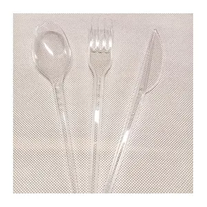 أدوات المائدة الكورية البلاستيكية لطعام الطائرات علبة الغداء البلاستيكية للطيران طقم ملاعق المائدة البلاستيكية ملاعق طعام الطائرات