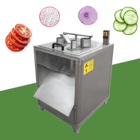 Commerciële hoog-efficiënte fruit- en groentesnijmachine voor bananen, uien, knoflook, aardappelchips, rode dadels en meer.