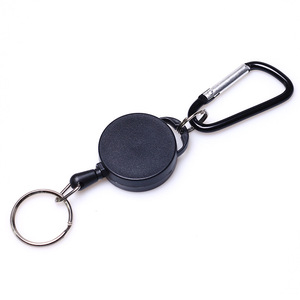 Porte-clés rétractable sportif en acier inoxydable 2026 avec alarme, anti-perte, <span class=keywords><strong>pour</strong></span> passe de ski et carte d'identité - Product Image 1