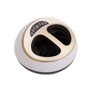 Masajeador eléctrico de pies con función de temporizador para masaje de pies y piernas, control por botones con cable, diseño semi-cerrado - Product Image 1