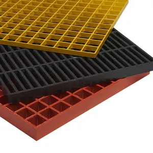 OEM ODM Corrosion Resistance Fire Retardant Fiberglass Grating Price Custom Fiberglass Floor Grating