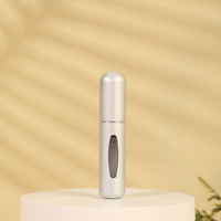 Portable 5ml En Aluminium Voyage Parfum Cosmétique Bouteilles Pompe Pulvérisateur Tête Sous-Bouteille En Plastique Couvercle Rouge À Lèvres Essentiel Métal Lotions