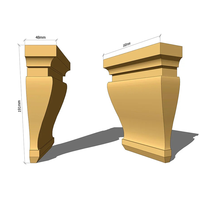 Moulures de fenêtre en polystyrène expansé (EPS) sur mesure pour l'extérieur, corniches décoratives pour villas et bâtiments