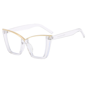 Psn Cat Eye <b>Sunglasses</b> Full Rim Anti <b>Blue</b> Light Fashion Women Casual 2024 - Product Image 3