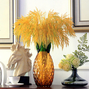<b>Artificial</b> Rice Stalks Yellow H86cm Realistic Decorative Plant For Thanksgiving - Product Image 2