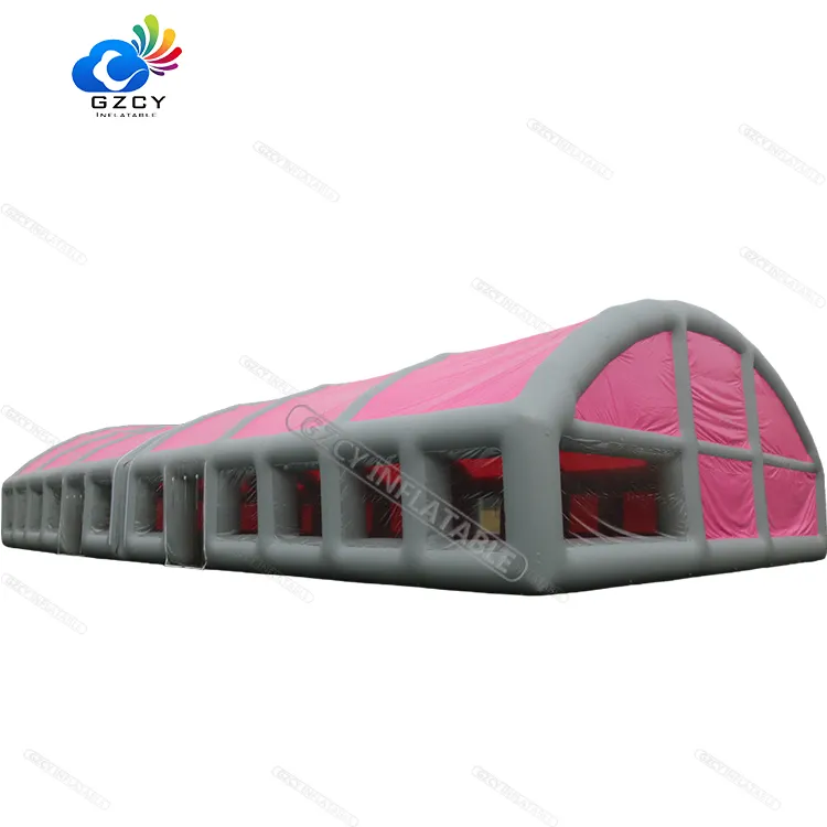 Khổng lồ kín PVC bạt triển lãm Inflatable thể thao tòa Lều vòm quảng cáo lĩnh vực bơm hơi