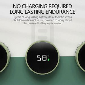 Promotion Corporate Activity Business Gift Temperature Display <b>Smart</b> Drinkware Custom Logo Printed Water Bottle - Product Image 3