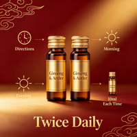 Liquide Oral Herbal au Ginseng et au Panache de Cerf, Marque Privée OEM, 10ml – Soutien Nutritionnel pour l'Énergie Physique et la Vigueur – Suppléments Herbales Personnalisés