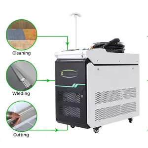 Three-in-one laser cutting welding cleaning and rust removal machine