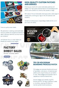 Patch à paillettes brodé U-Meking Evelyn-Conception personnalisée pour le service Honor Clothing Fashion Accessory Badge Wholesale - Product Image 3