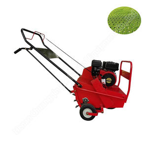Perceuse d'aération d'herbe de jardin à dents creuses Push Fertilizing Hollowtine Court de tennis <span class=keywords><strong>Aérateur</strong></span> de pelouse - Product Image 4