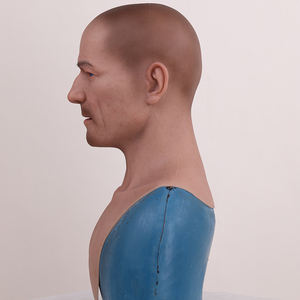 Halloween Silicone Simulation Face Mask Men Women Young Middle-aged and Elderly Headgear - Product Image 5