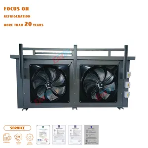 Evaporator Cooler Refrigeration Condensing Units For Cold Storage Room Electrical Defrost Evaporator With Fans