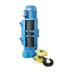 Hai Tốc Độ 5 Tấn Điện Wire Rope Hoist Với Điều Khiển Từ Xa