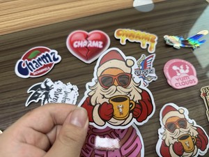 Etiquetas Adhesivas de Vinilo PVC Impresas Personalizadas, Resistentes al Agua y a los Rayos UV, Circulares con Logotipo de Marca para Empaquetado - Product Image 3